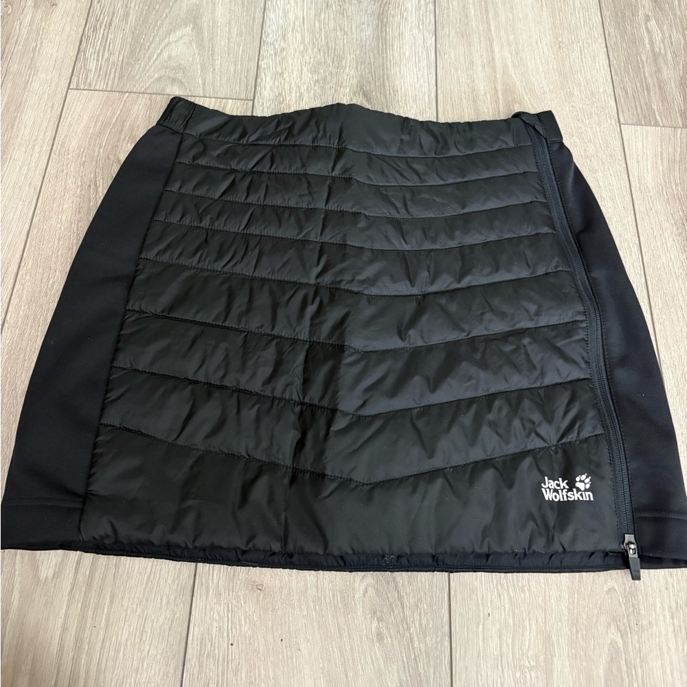 NWT Jack Wolfskin Nanuk Insulated Quilted Outdoor Skirt Black Size M